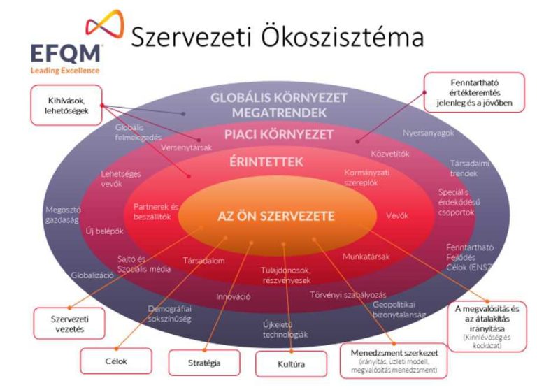 EFQM ökoszitéma ábra